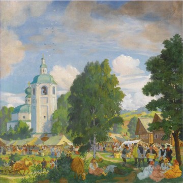 ヴィレッジフェア ボリス・ミハイロヴィチ・クストーディエフ Oil Paintings